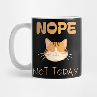 Cozy Cat Nap Nope Not Today Mug